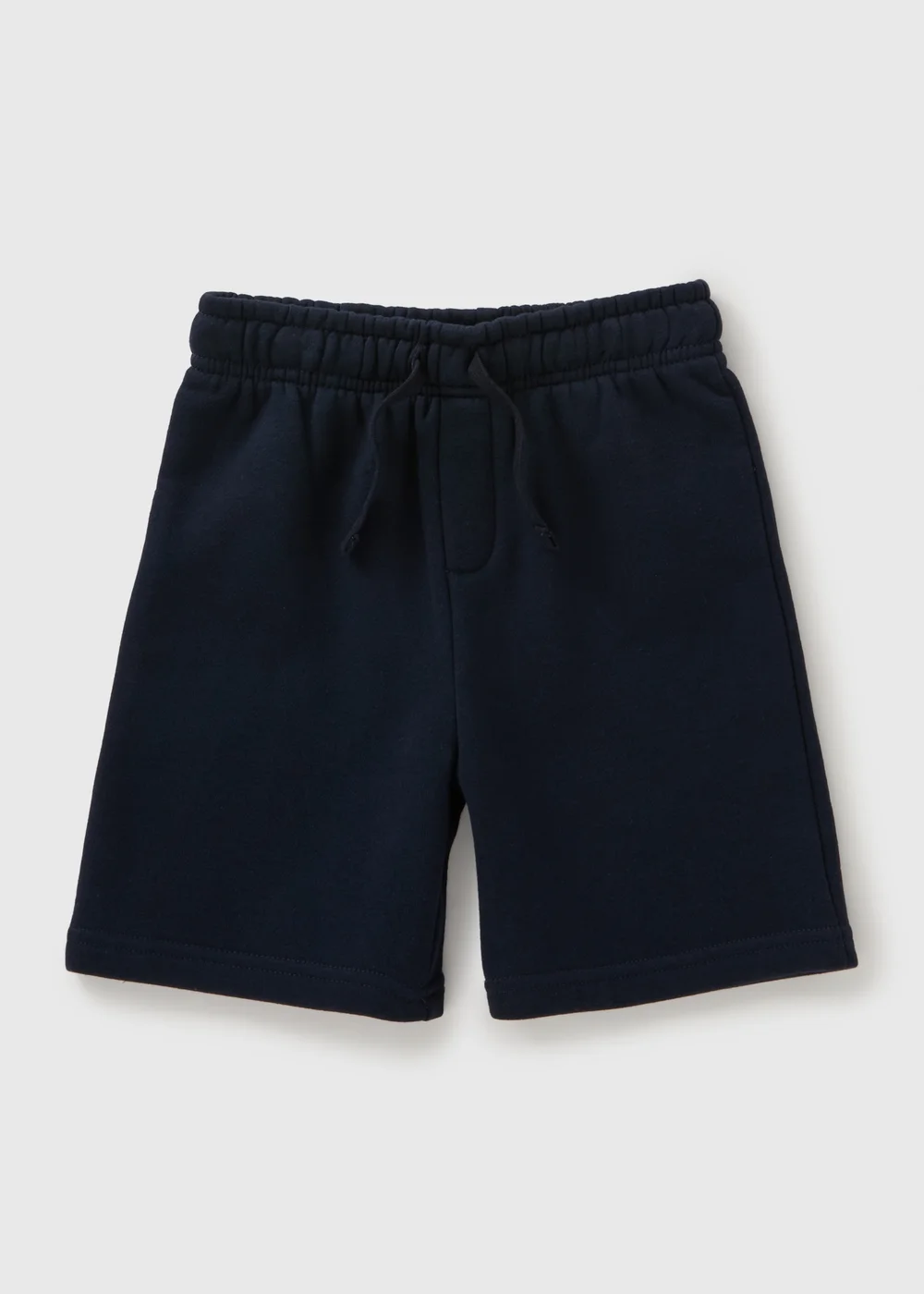 Boys Navy Jogger Shorts (3-13yrs) - Age 7 Years Image 1
