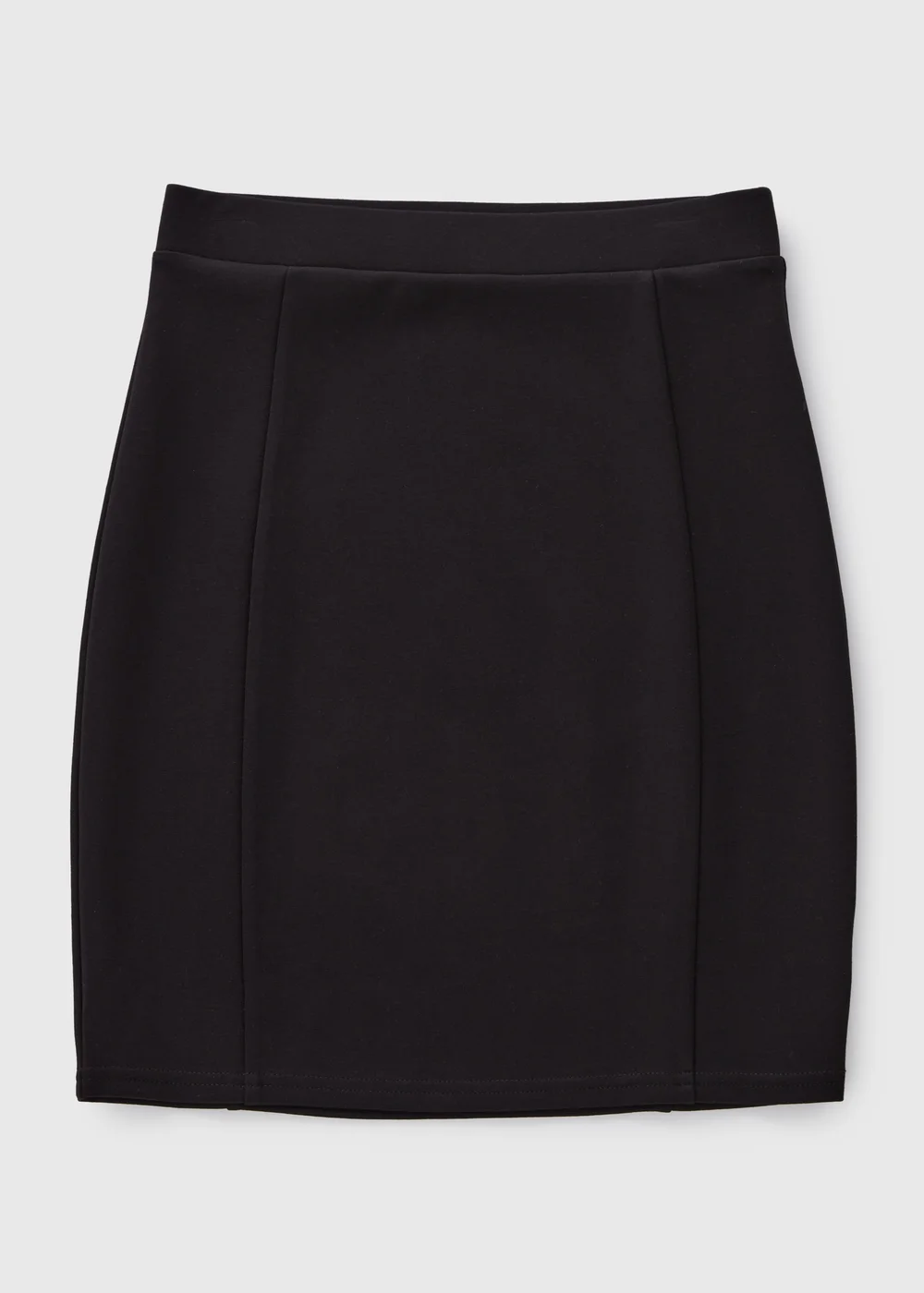 Girls Black Teen Pull On Tube Skirt (8-16yrs) - 8 Yrs Image 1