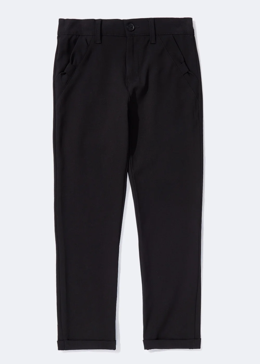Girls Black Slim Fit School Trousers (3-16yrs) - 4 Yrs Image 1