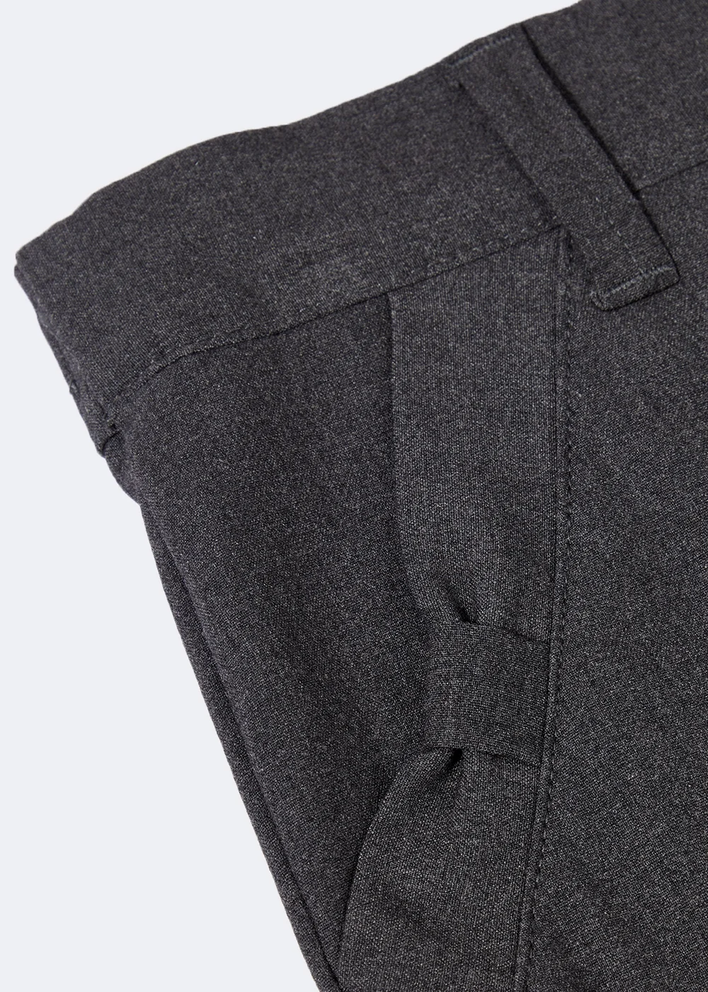 Girls Grey Slim Fit School Trousers (3-13yrs) - 3 Yrs Image 2