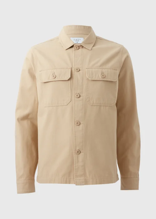 Stone Slub Shacket - S Image 3