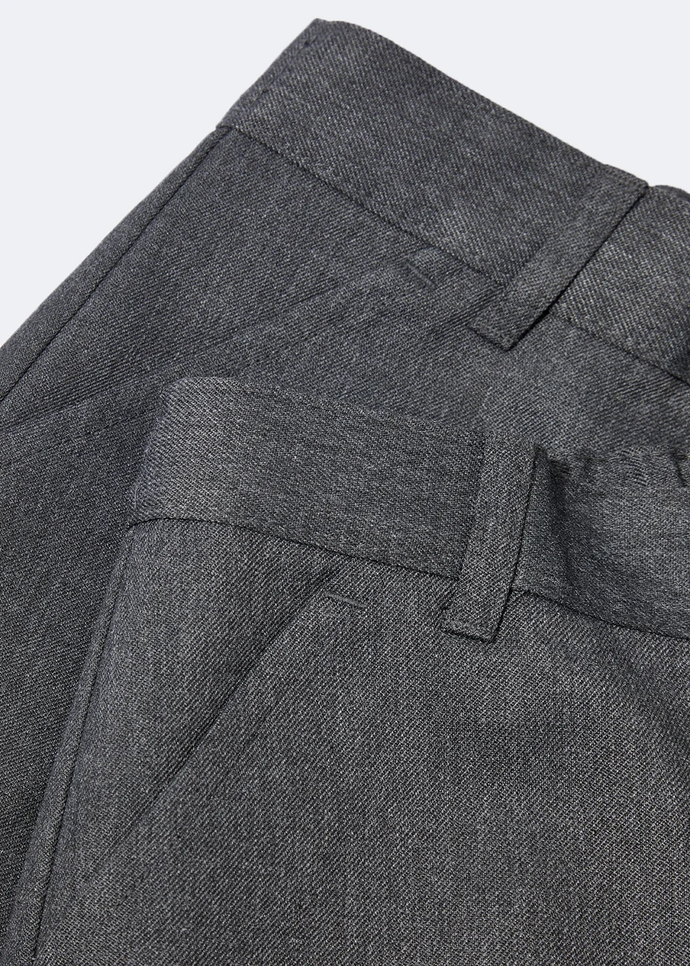 Boys Grey Regular School Shorts (3-13yrs) - 8 Yrs Image 2