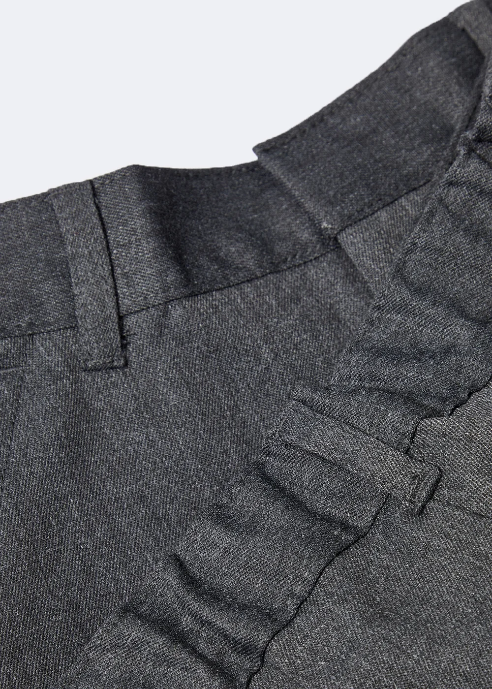 Boys 2 Pack Grey Slim Fit School Shorts (3-13yrs) - 3 Yrs Image 2
