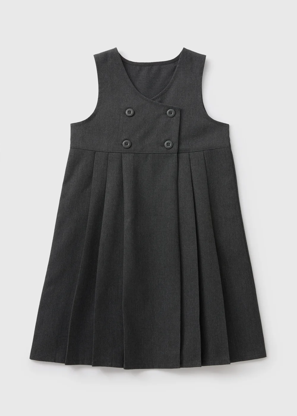 Girls Double Breasted Pinafore (3-9yrs) - 3 Yrs Image 1