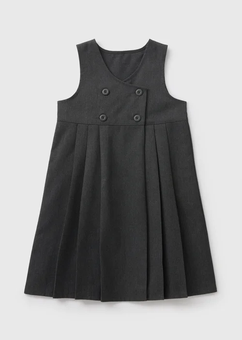Girls Double Breasted Pinafore (3-9yrs) - 3 Yrs Image 1
