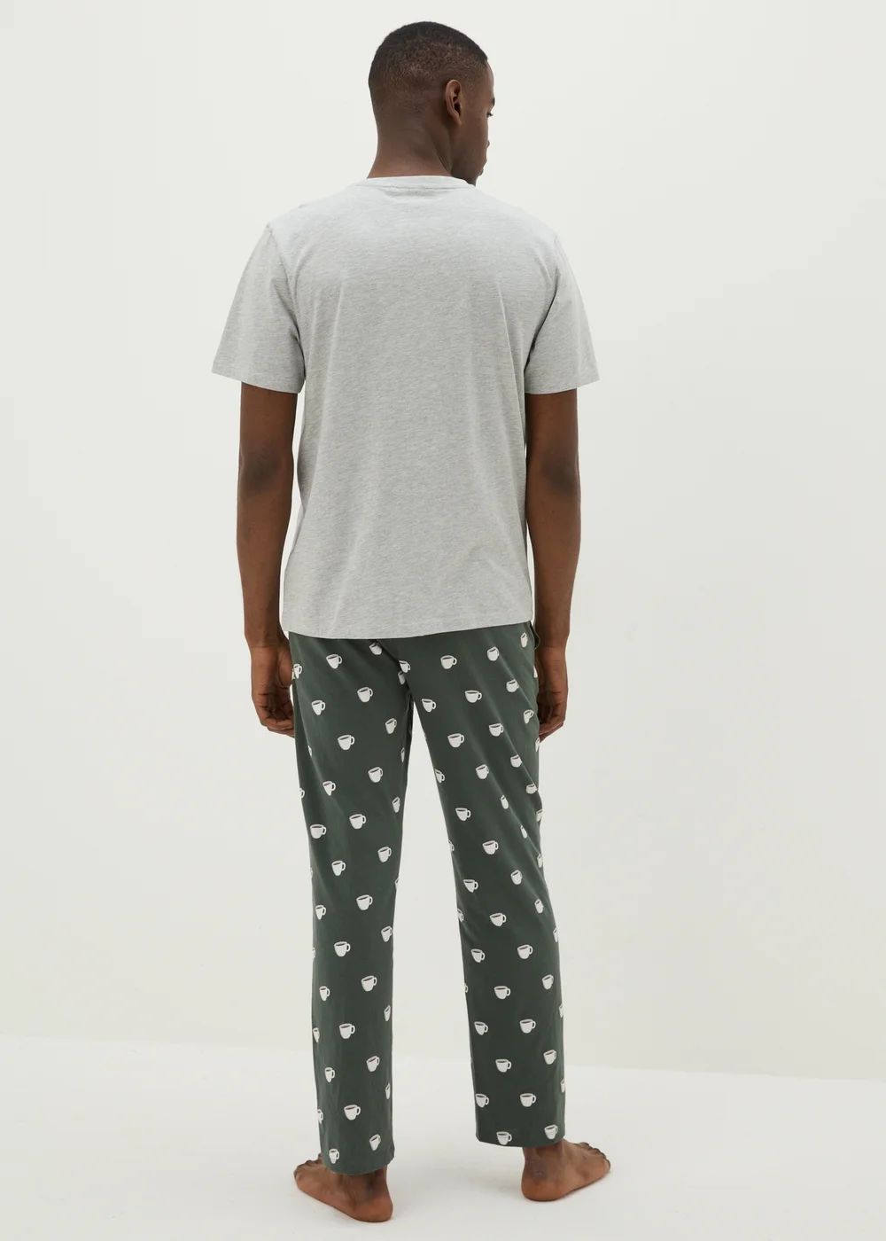 Green Coffee Cup Pyjama Set - Extra small Image 2