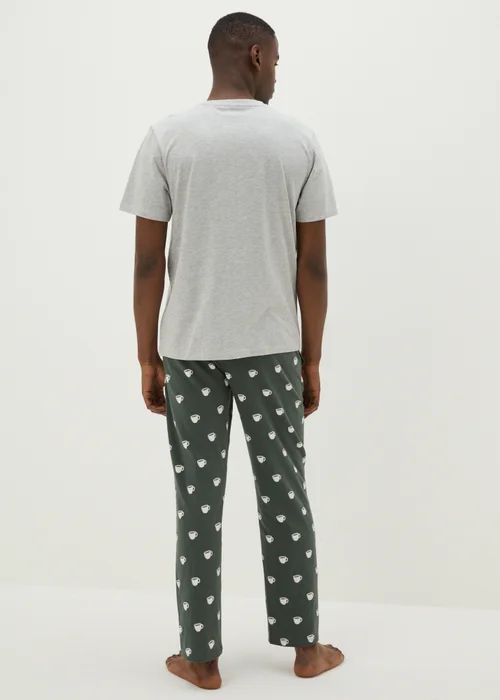 Green Coffee Cup Pyjama Set - Extra small Image 2