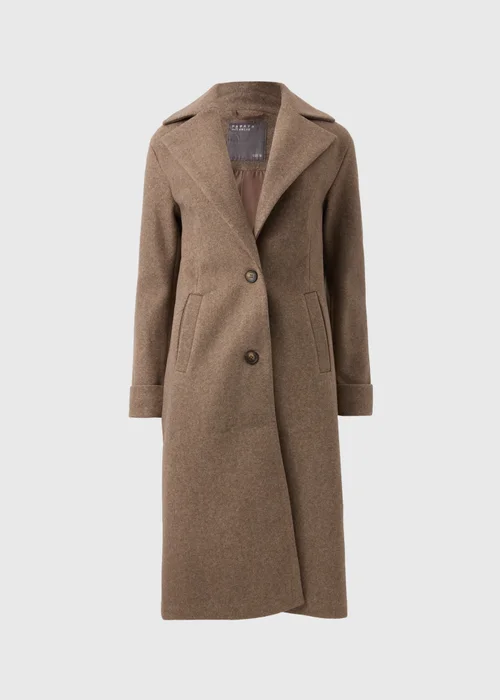 Papaya Petite Oatmeal Tailored Coat - 6 Image 4