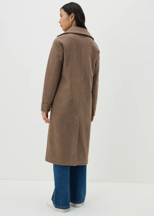 Papaya Petite Oatmeal Tailored Coat - 6 Image 3