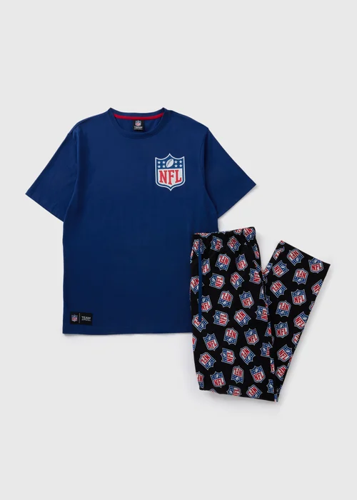 NFL Shield Blue Pyjama Set - Extra small Image 3