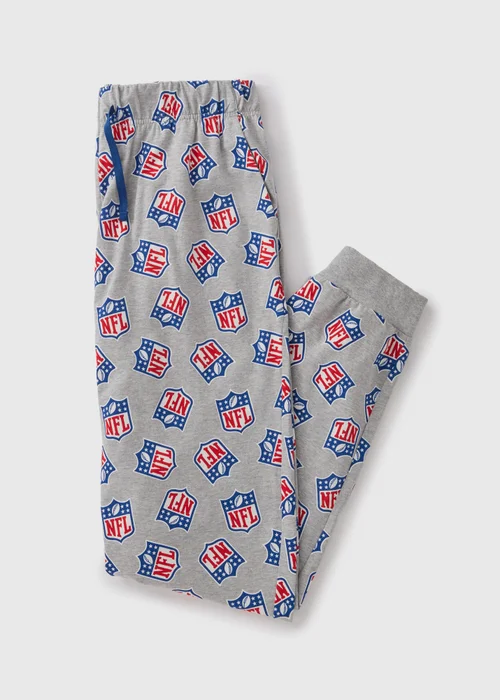 NFL Shield Grey Pyjama Bottoms - Extra small Image 3