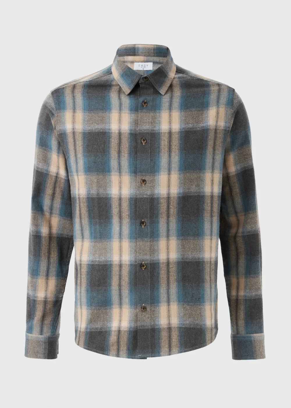Multicolour Check Brushed Shirt - S Image 4