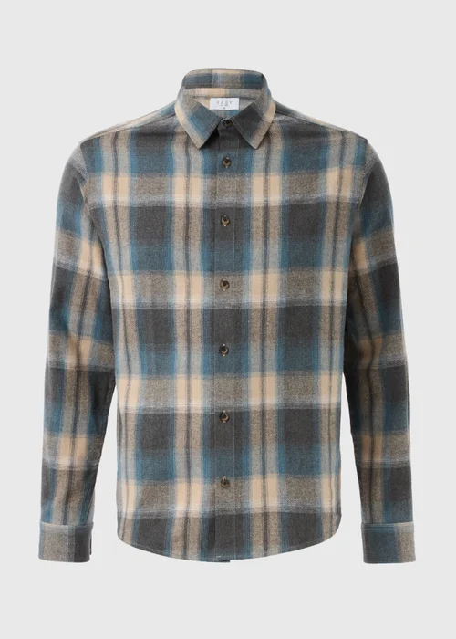Multicolour Check Brushed Shirt - S Image 4