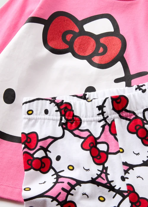Hello Kitty Girls Pink Pyjama Set (1-7yrs) - 1 half year to 2 Image 2