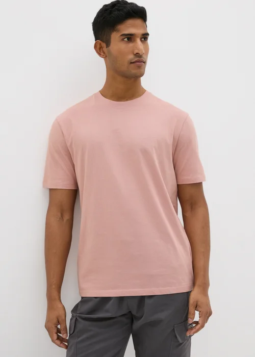 Pink Essential Crew Neck T-Shirt - XS Image 1