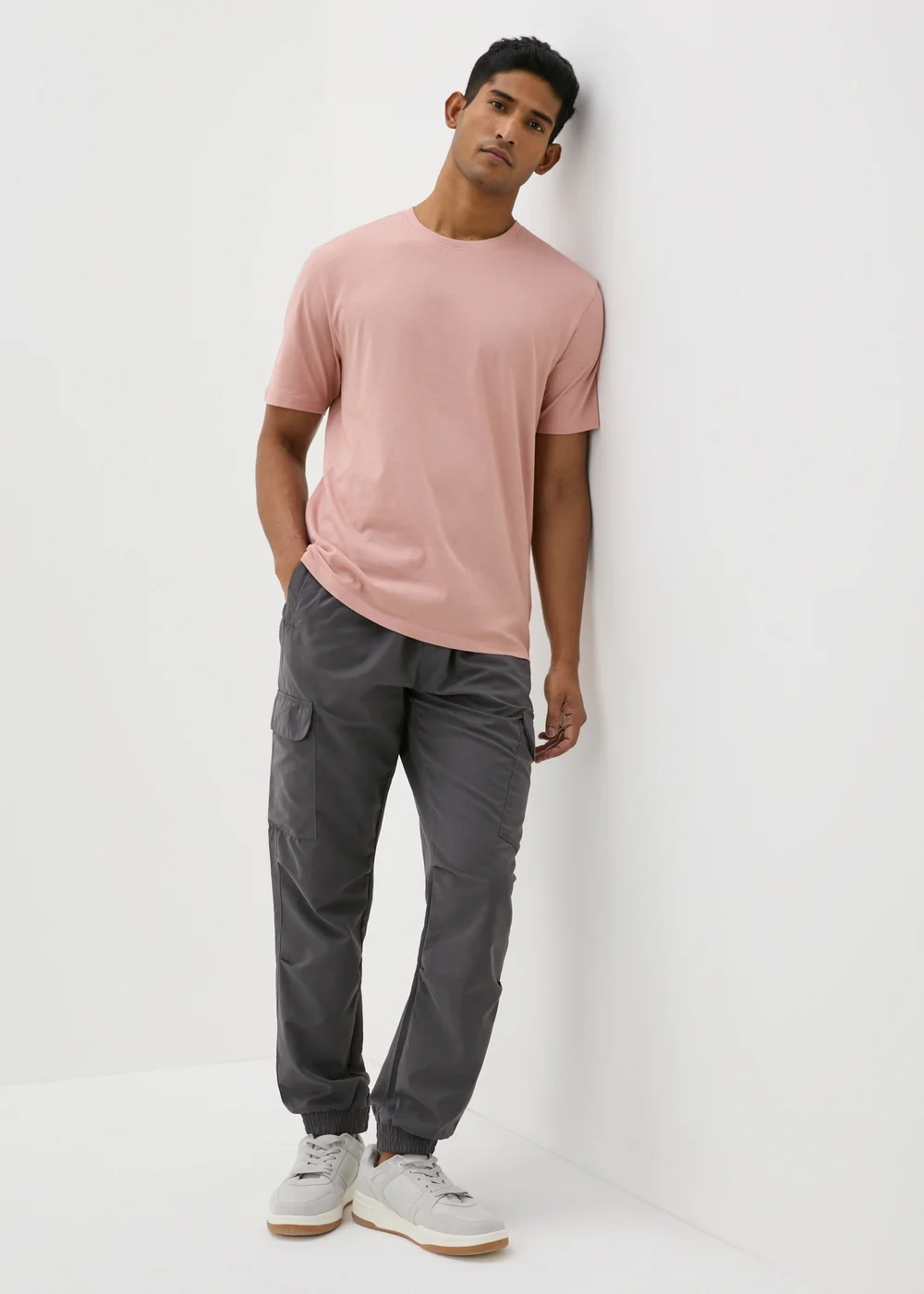 Pink Essential Crew Neck T-Shirt - XS Image 3