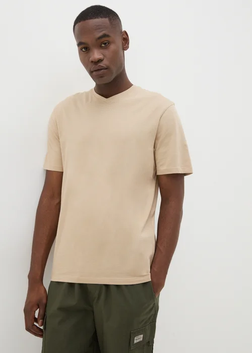 Stone Essential V-Neck T-Shirt - XS Image 2
