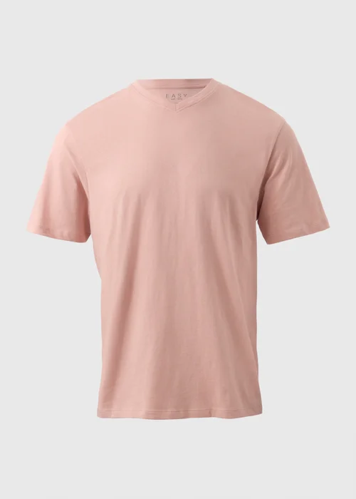 Pink Essential V-Neck T-Shirt - XS Image 4