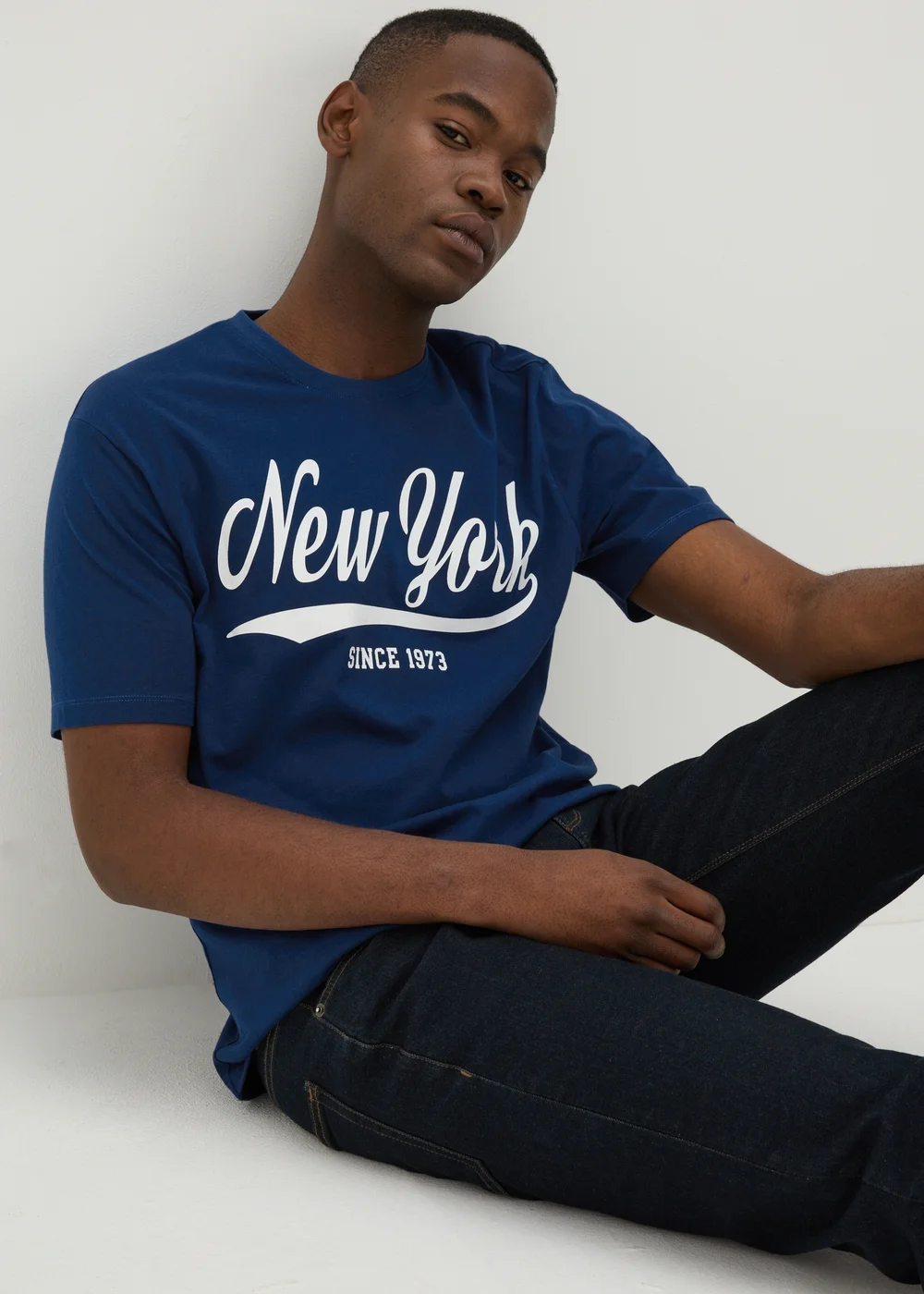 Blue New York T-Shirt - S Image 1