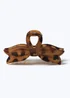 Muse Plastic Long Bow Claw Clip Tortoise - One Size Image 1