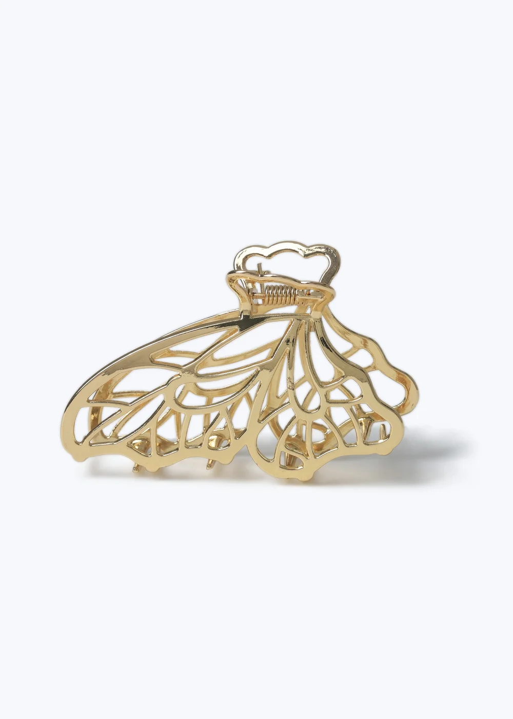 Muse Gold Metal Butterfly Claw Clip - One Size Image 1