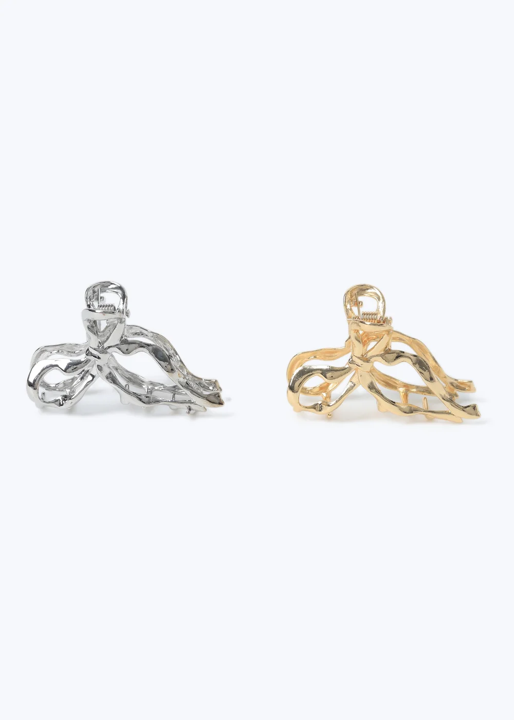 Muse 2 Pack Metal Bow Claw Clips - One Size Image 2