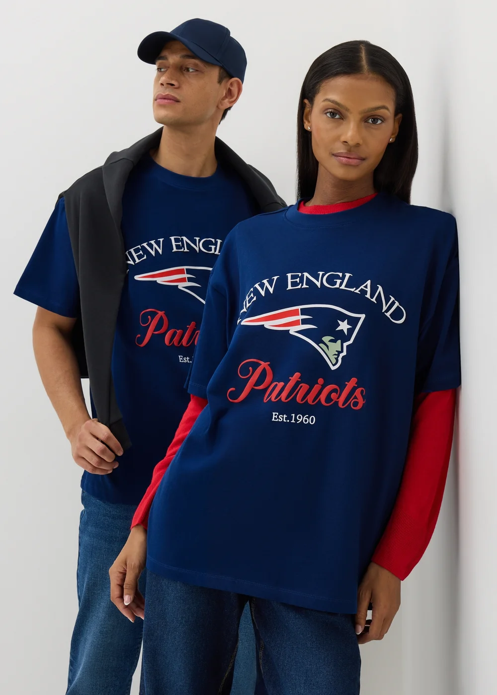 NFL Patriots Navy T-Shirt - S Image 2