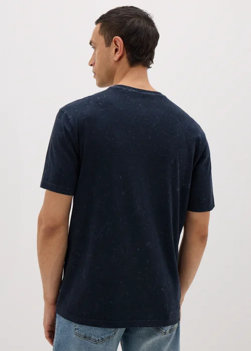 Def Leppard Navy Washed T-Shirt - S Image 3