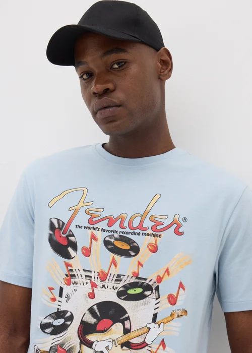 Fender Blue T-Shirt - S Image 1