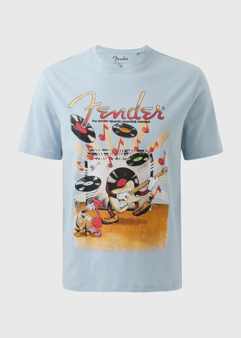 Fender Blue T-Shirt - S Image 4