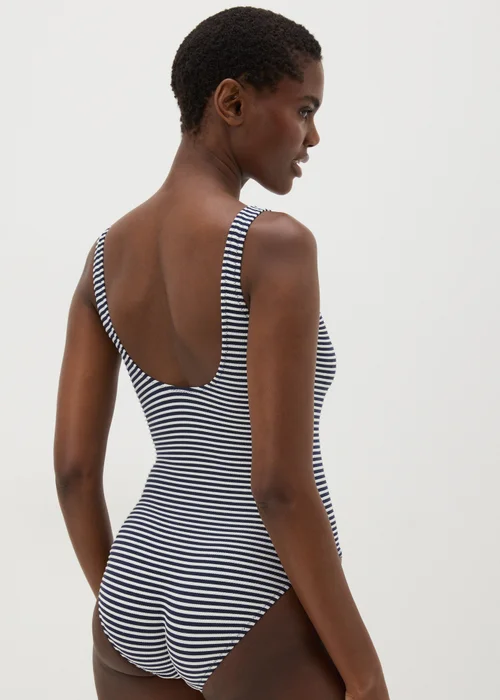 Navy Stripe Swimsuit - 6 Image 2