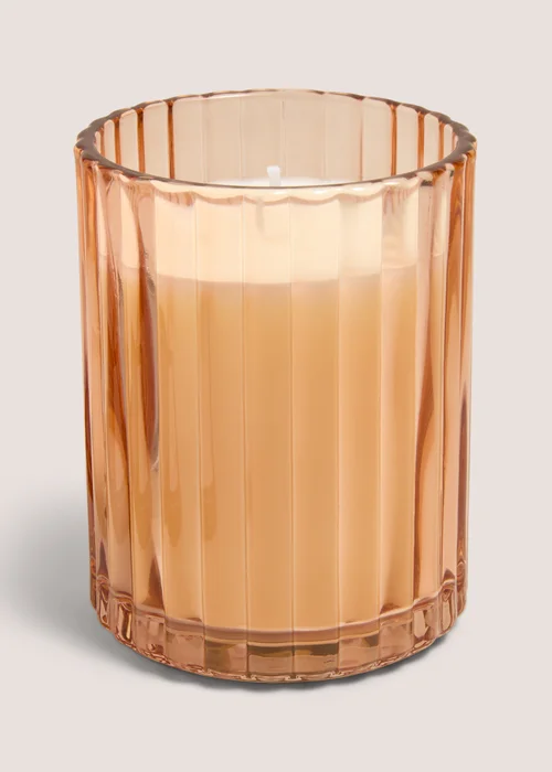 Orange Floral Meadow Cottage Candle Image 1