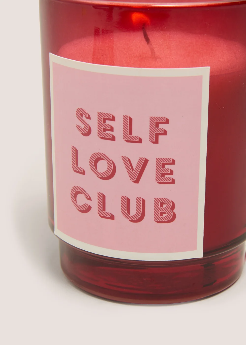 Red Self Love Club Candle Image 2