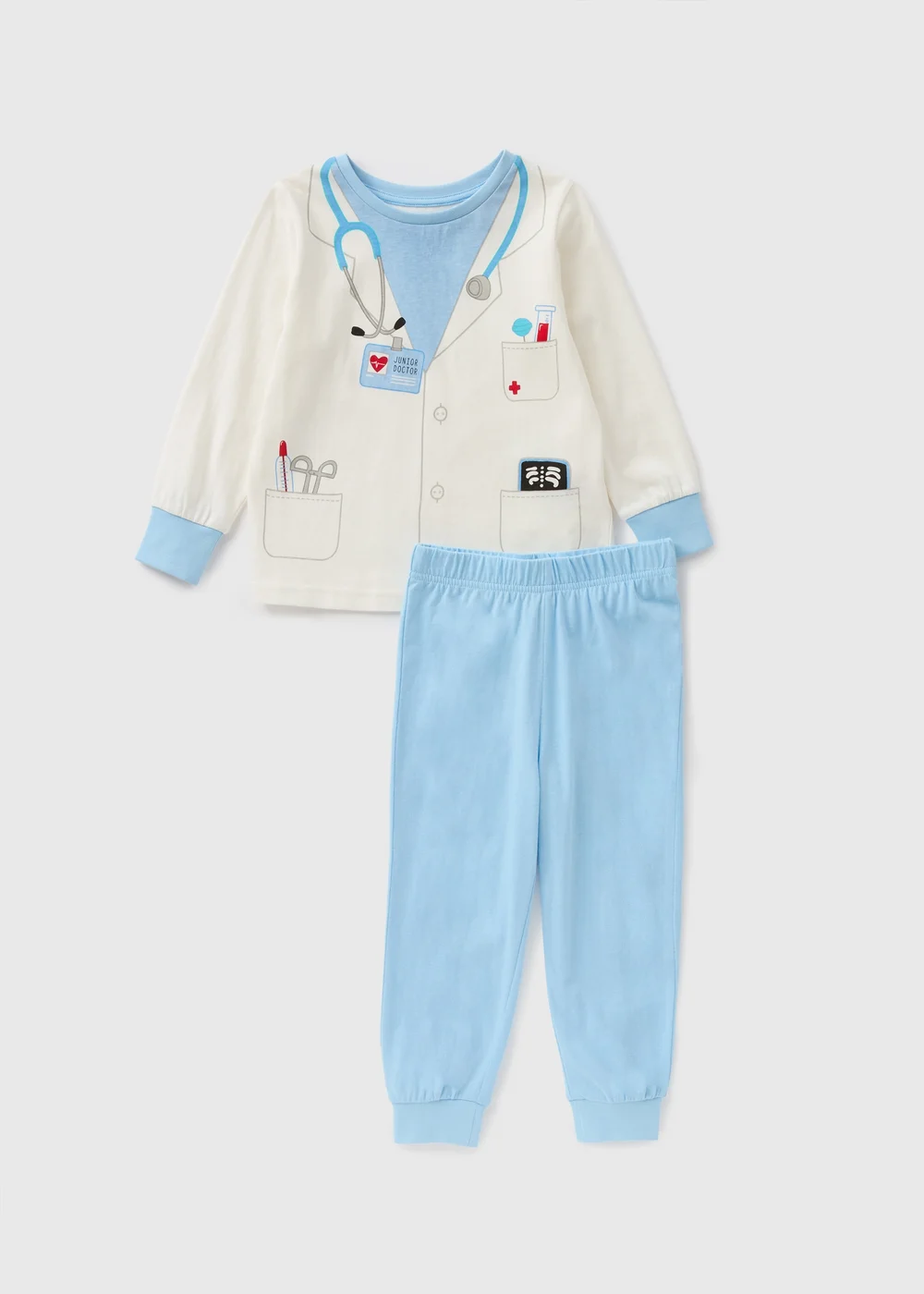 Kids Blue Doctor Pyjama Set (1-7yrs) - 1 half year to 2 Image 1