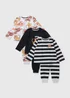 3 Pack Multicolour Lion Pyjama Sets (1-7yrs) - 1 to 1 half years Image 1