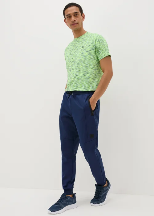 Souluxe Navy Track Jogging Bottoms - XS Image 1