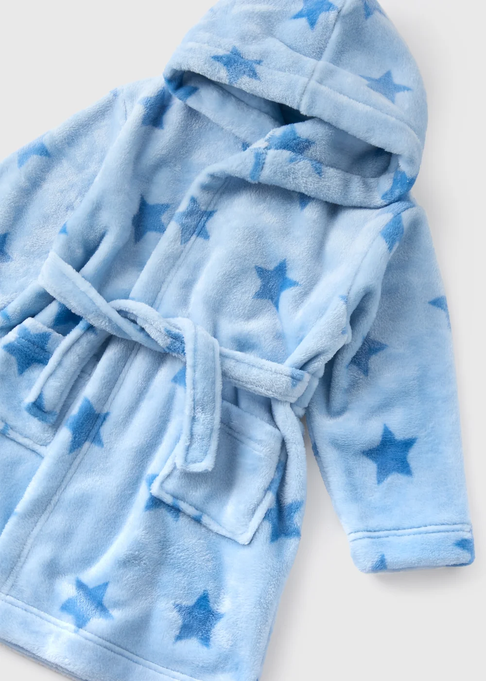Kids Blue Star Print Dressing Gown (1-7yrs) - 1 half year to 2 Image 2