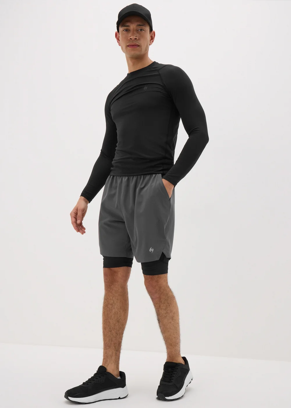 Souluxe Black Base Layer Shorts - Extra small Image 2