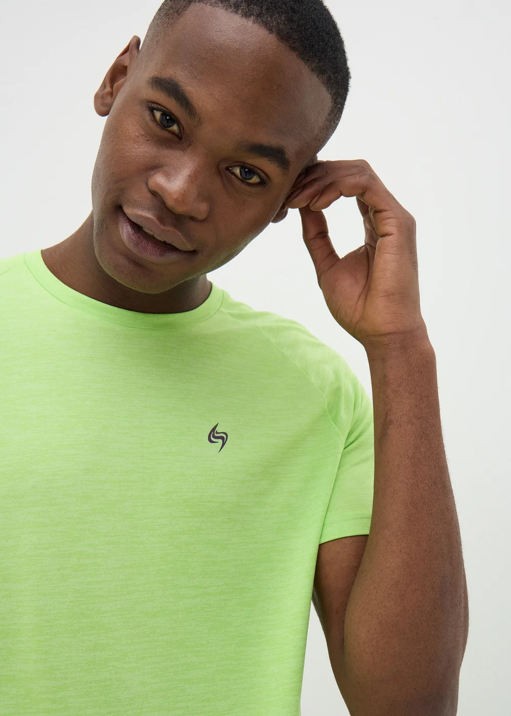 Souluxe Lime Two Tome T-Shirt - XS Image 3