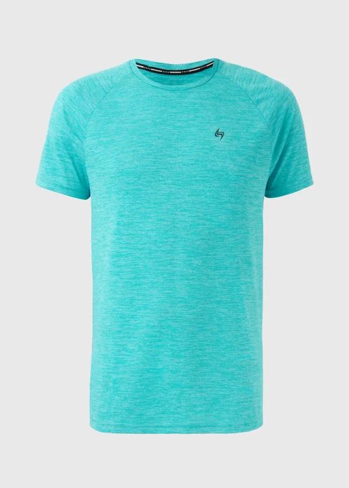 Souluxe Aqua Two Tone T-Shirt - XS Image 4