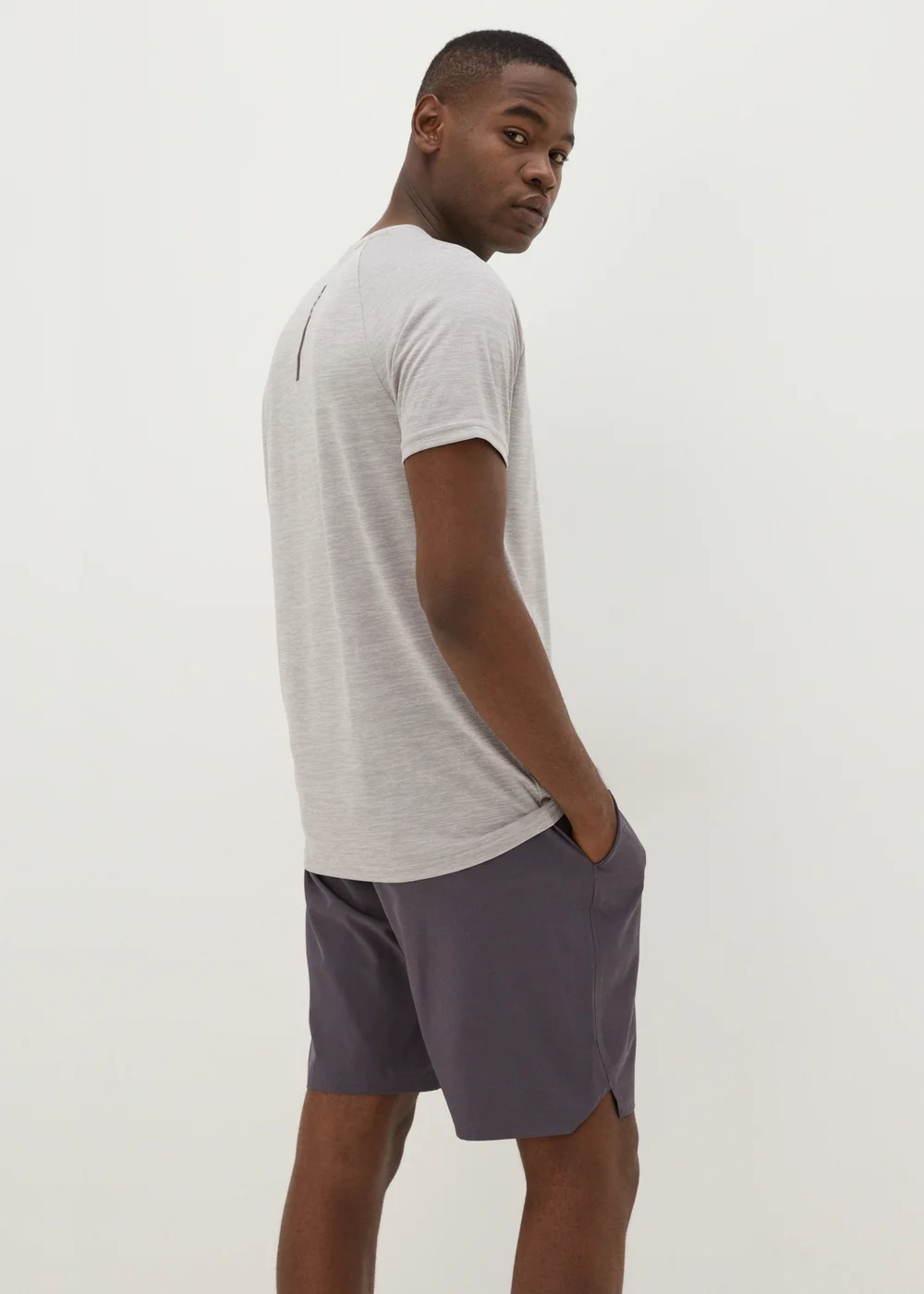Souluxe Charcoal Sport Shorts - XS Image 2