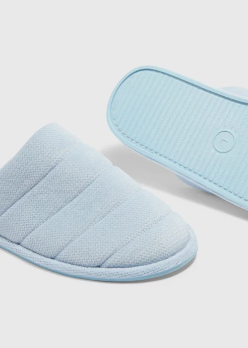 Blue Mule Slippers - Small Image 2