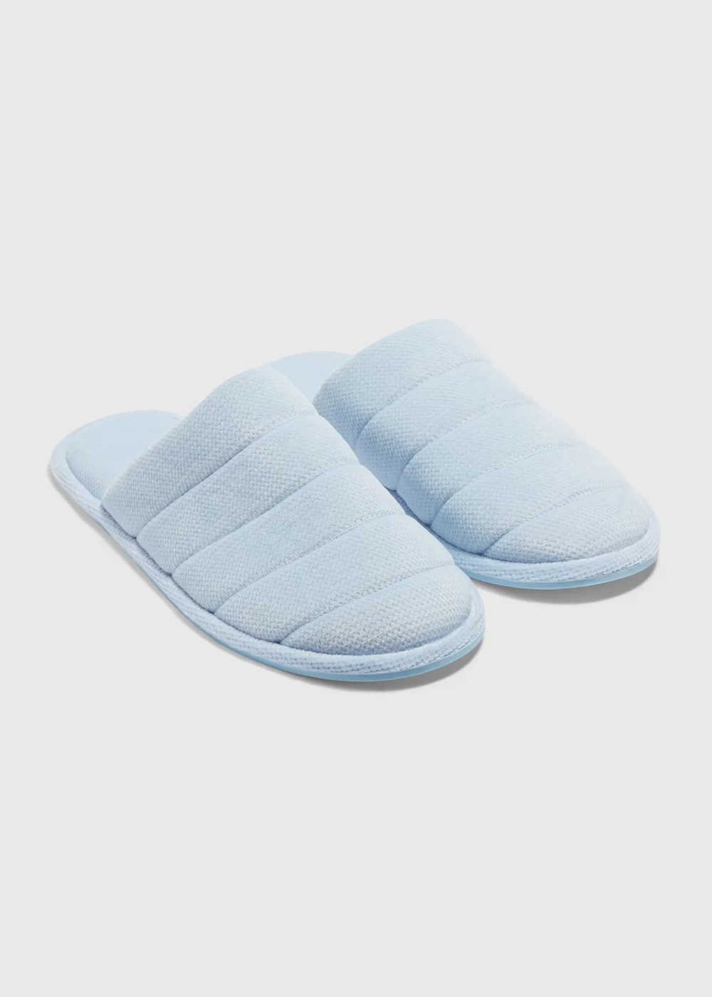 Blue Mule Slippers - Small Image 1