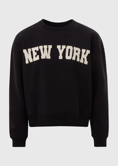 Black New York Sweatshirt - S Image 4