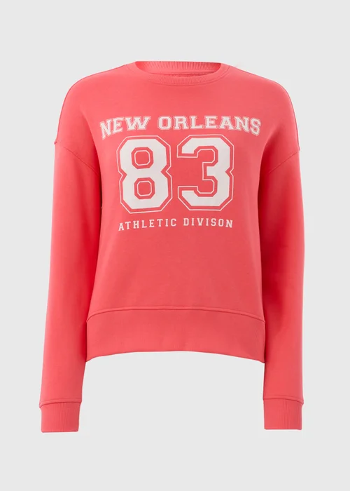 Coral New Orleans Sweatshirt - S Image 4