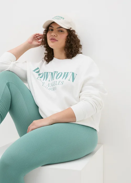 Cream Downtown LA Sweatshirt - S Image 2