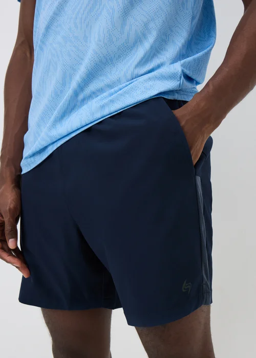 Souluxe Navy Sports Shorts - XS Image 3