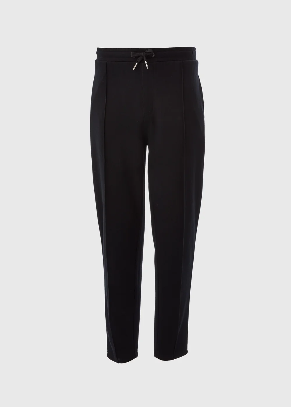 Black Tapered Jogging Bottoms - S Image 4