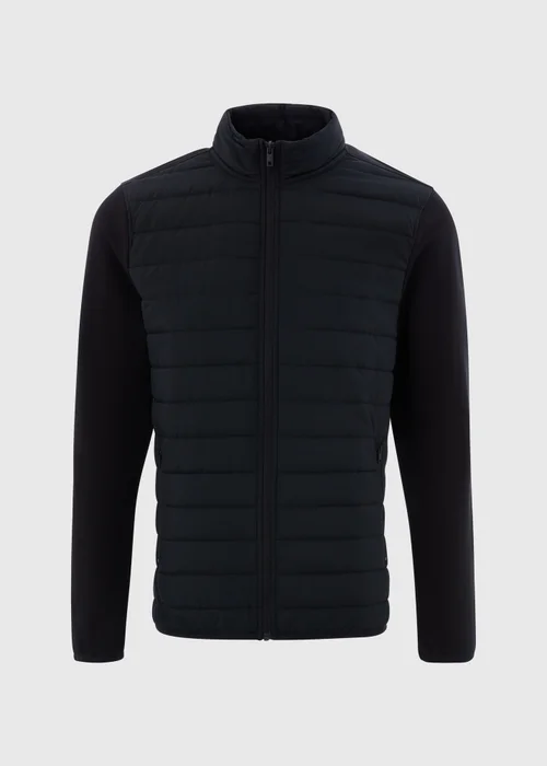 Black Hybrid Padded Jacket - S Image 4