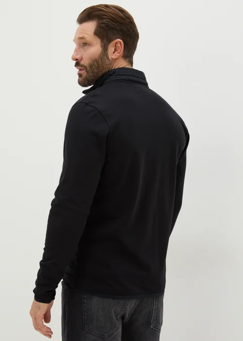 Black Hybrid Padded Jacket - S Image 3